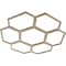 Ekena Millwork Florin Wood Fretwork Pierced Ceiling Medallion, Birch, 18"OD x 7 5/8"ID x 1/4"T CMWP18X18X0250FOBI - alternate 2